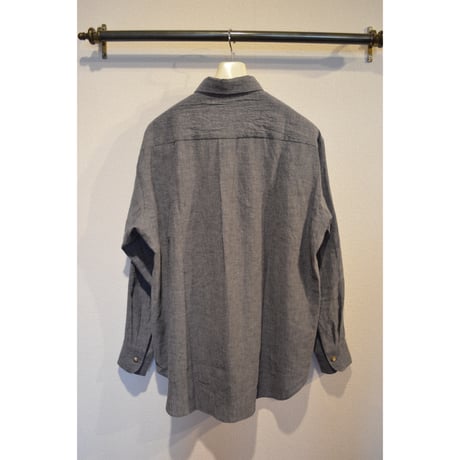 comm.arch./コムアーチ Linen Cotton Chambray B.D Shirt Lt.Denim