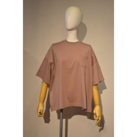 comm.arch.womens/ Tumbled Bio Wide S/S Tee/ Dk,Plum