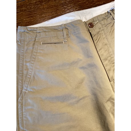 Sanca/ C/R CARSEY TROUSERS WIDE FIT/ ベージュ