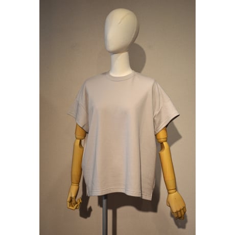 comm.arch.womens/ Organic Double Faced S/S Tee/ Faded Clouds