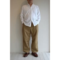 Sanca/ C/R CARSEY TROUSERS WIDE FIT/ ベージュ