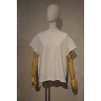 comm.arch.womens/ Air Spinned Cotton Mock S/S Tee/ Bleach
