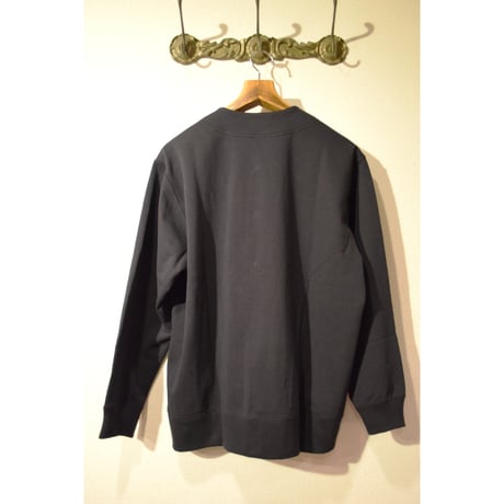 comm.arch./ Air Spinned Cotton Sweat Blouson/Black Navy
