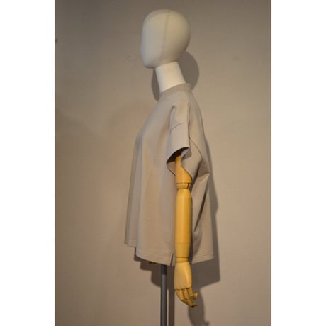 comm.arch.womens/ Air Spinned Cotton Mock S/S Tee/ Chino