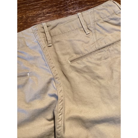 Sanca/ C/R CARSEY TROUSERS WIDE FIT/ ベージュ