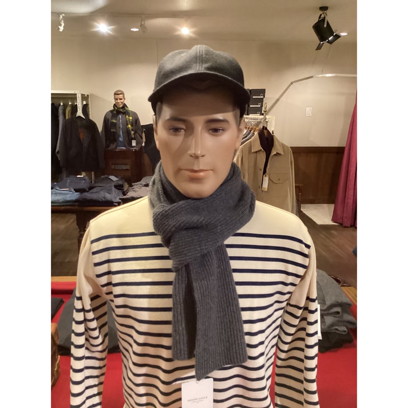 ムーンキャッスル　カシミヤ　マフラー MOONCASTLE/カシミヤニットマフラー | efgstore