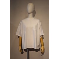 comm.arch.womens/ Tumbled Bio Wide S/S Tee/ Bleach