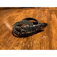 BEORMA LEATHER COMPANY /28㎜ Basket Weave Plaited Belt
