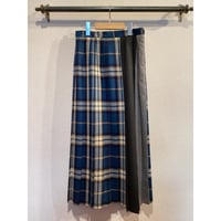 O’NEIL OF DUBLIN/PATCHWORK PLEATED LONG SKIRT
