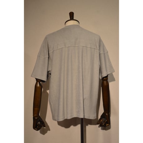 comm.arch./ Hybrid Cotton Pile S/S Tee/ Silver Gray