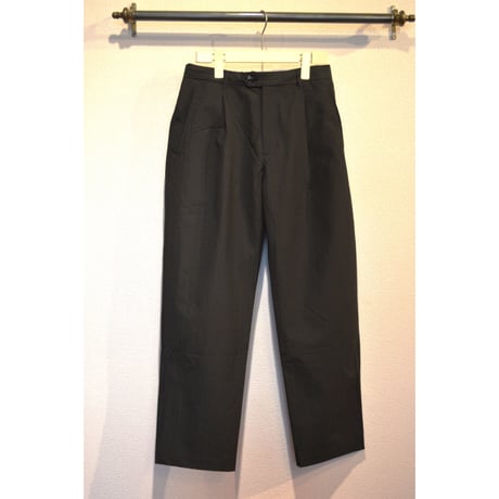 comm.arch./ Paper Like Belted Trousers/ Blackout