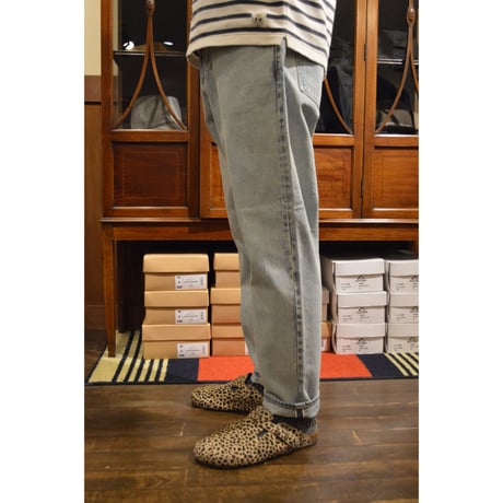 Sanca/サンカ 14oz DENIM ５P TAPERED FIT ICE WASH