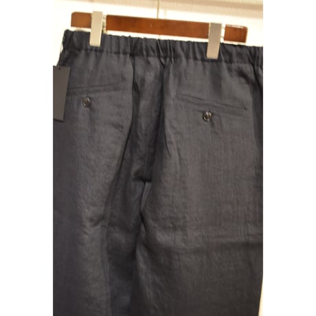comm.arch./ Linen Easy Trousers/ Blue Hole