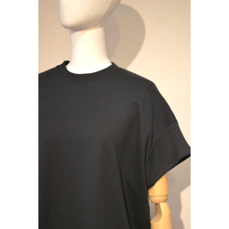 comm.arch.womens/ Organic Double Faced S/S Tee/ Blackout