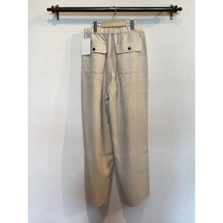 comm.arch.womens/ Li. Co. Summer Herringbone Pants/ Beige Herringbone