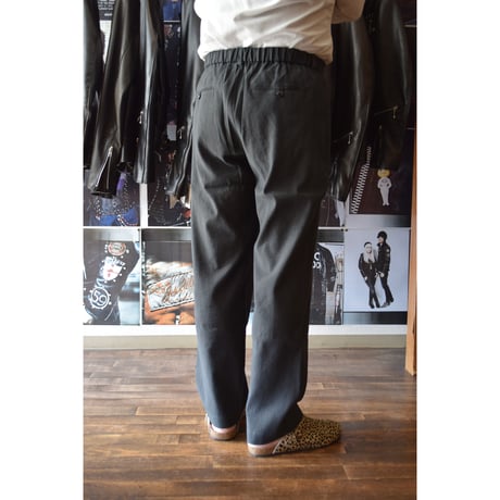 comm.arch./ Linen Cotton Poplin Trousers/ Mud Clay
