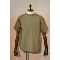 Filemelange/ ALDEN エアスピン天竺ポケットTee/ セージグリーン