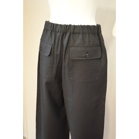 comm.arch.womens/ Li. Co. Summer Herringbone Pants/ Black Herringbone