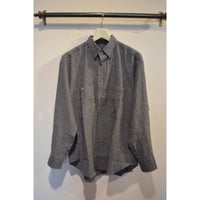 comm.arch./コムアーチ Linen Cotton Chambray B.D Shirt Lt.Denim