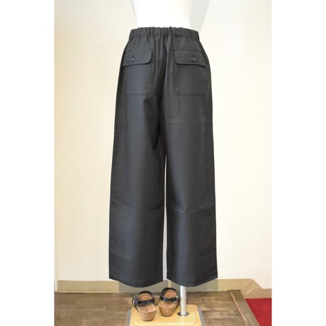 comm.arch.womens/ Li. Co. Summer Herringbone Pants/ Black Herringbone