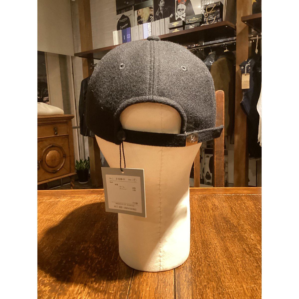 HAT MAKER KIJIMA TAKAYUKI /MELTON 6PANEL CAP |