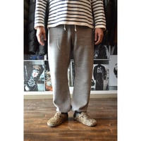 Filemelange/ CHANEY/カンピオーネ裏毛スウェットパンツ ブラックメランジ