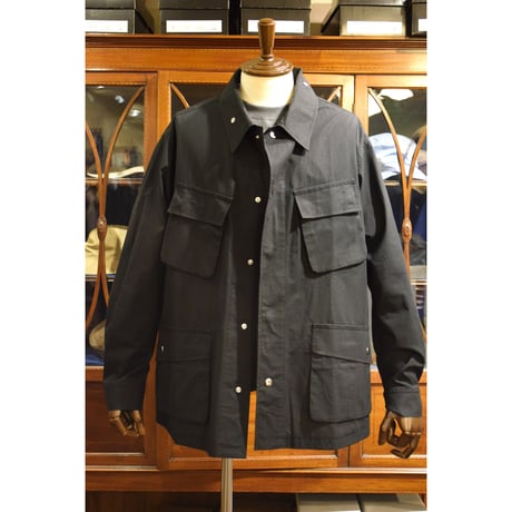 gorouta/ JFG BLOUSON POPLIN BLACK