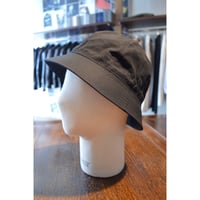 HAT MAKER KIJIMA TAKAYUKI /コットンギャバ６パネルハット ブラック
