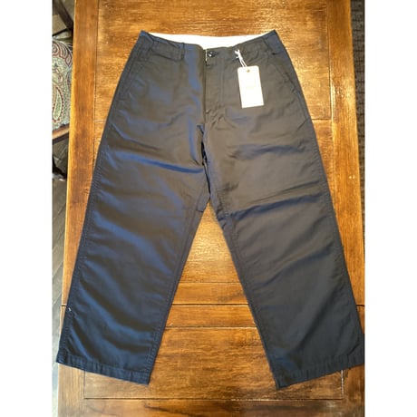 Sanca/ C/R CARSEY TROUSERS WIDE FIT/ ネイビー