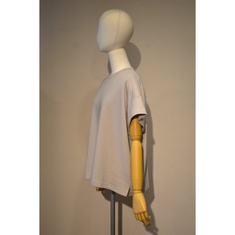 comm.arch.womens/ Organic Double Faced S/S Tee/ Faded Clouds