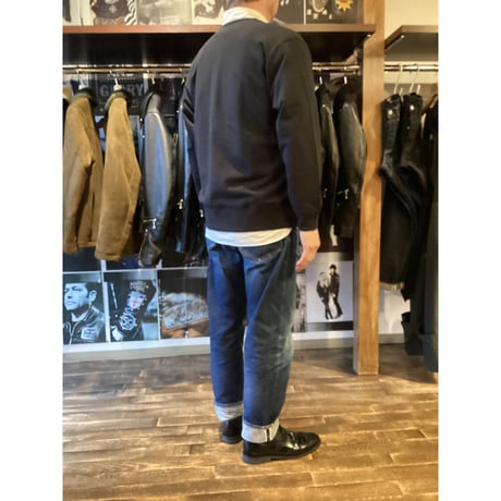 comm.arch./ Air Spinned Cotton Sweat Blouson/Black Navy