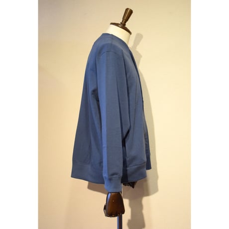 comm.arch./ Air Spinned Cotton Sweat Blouson/ DK.Cobalt