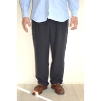 comm.arch./ French Linen Lawn Trousers/ Blue Hole
