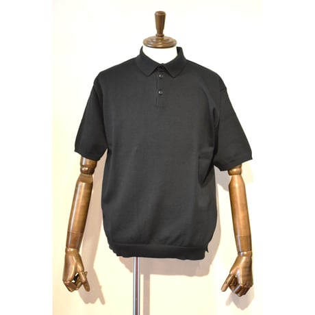 comm.arch コムアーチ Giza Cotton Knitted Polo Giza Cotton Knitted Polo S/S - Fuzz 東京 新宿 オンライン通販