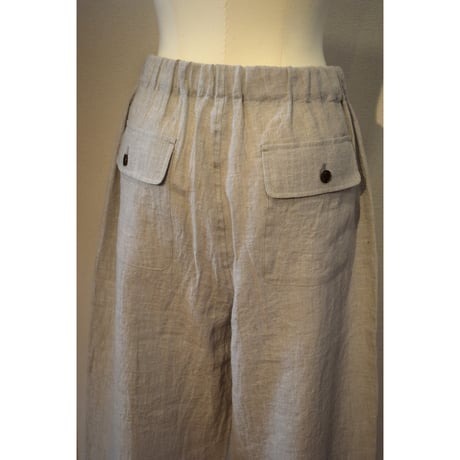 comm.arch.womens/ Li. Co. Chambray Wide Pants/ Mist