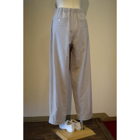 comm.arch.womens/ Co.Li.Canvas Wide Pants/ Lilac Gray