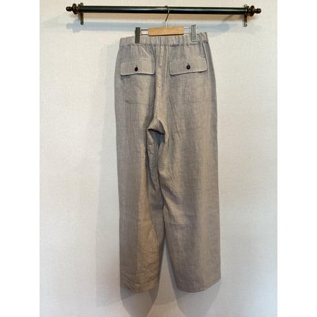 comm.arch.womens/ Li. Co. Chambray Wide Pants/ Mist