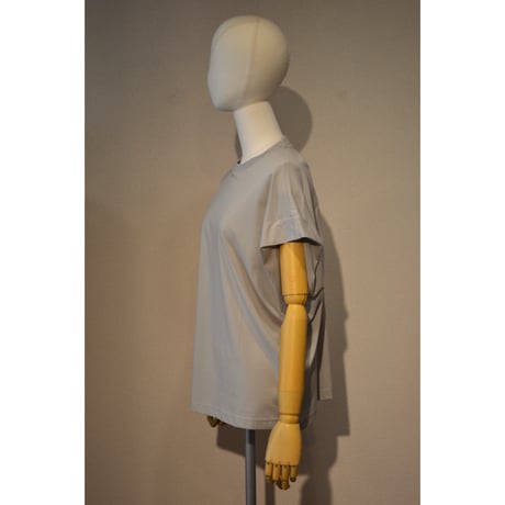 comm.arch.womens/ Super Fine Hybrid Co ,Poncho Tee/ Lt.Silver