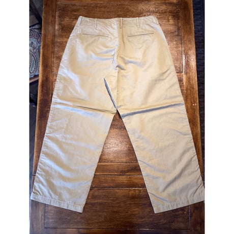 Sanca/ C/R CARSEY TROUSERS WIDE FIT/ ベージュ