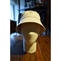 HAT MAKER KIJIMA TAKAYUKI/ MYYY261208-15 LINEN COTTON PRINTED TIGHT BUCKET HAT / IVORY