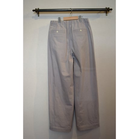 comm.arch.womens/ Co.Li.Canvas Wide Pants/ Lilac Gray