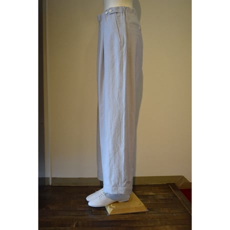 comm.arch.womens/ Co.Li.Canvas Wide Pants/ Lilac Gray