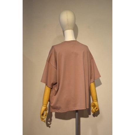 comm.arch.womens/ Tumbled Bio Wide S/S Tee/ Dk,Plum