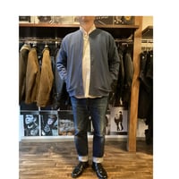 comm.arch./ Air Spinned Cotton Sweat Blouson/ DK.Cobalt