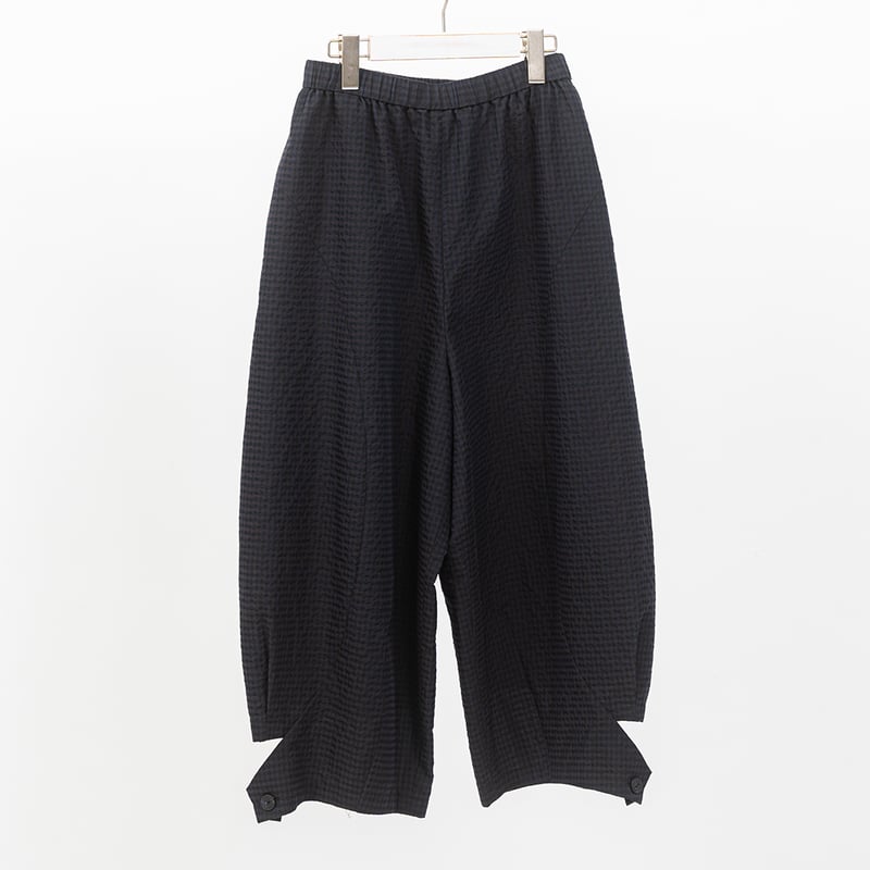 慈雨綿素材チェックパンツ 慈雨】ギンガムチェックパンツ(14222023） | 慈雨ONLINE POP-UP STORE