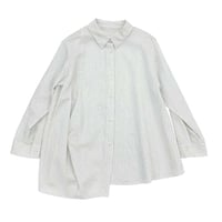 【慈雨】ヘアラインストライプブラウス(15122410）