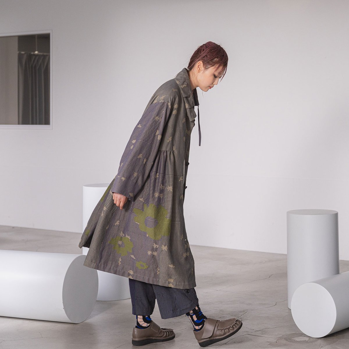慈雨】フラワーカットコート (15222070） | 慈雨ONLINE POP-UP STORE