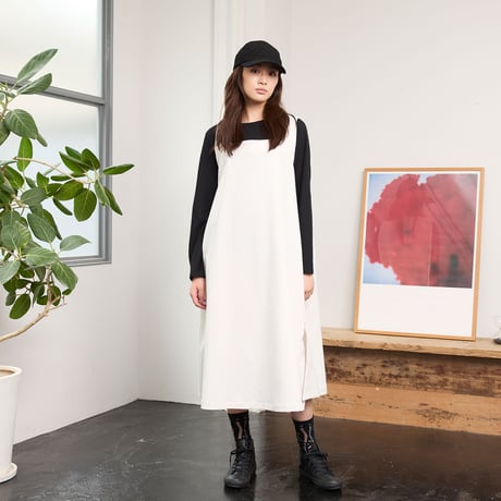 【SIDE-B】ガーデンストレッチジャカード ドレス (15122435）