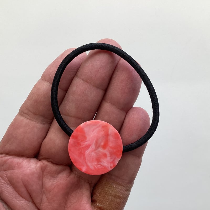 ヘアゴム No.208 ヘアゴム 丸 【レッド/オレンジ/ライトグリーン/ブルー】 | fuuno