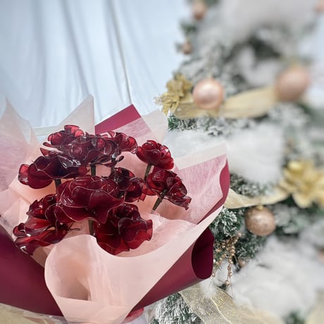 【お得なブーケ】プロポーズブーケにも♡赤薔薇 10本セット　（カラー変更可）b2013